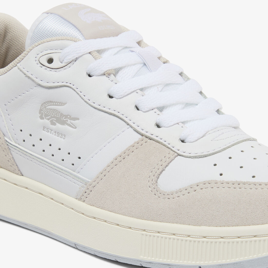 Women's T-Clip Set Leather Sneakers Women's T-Clip Set Leather Sneakers