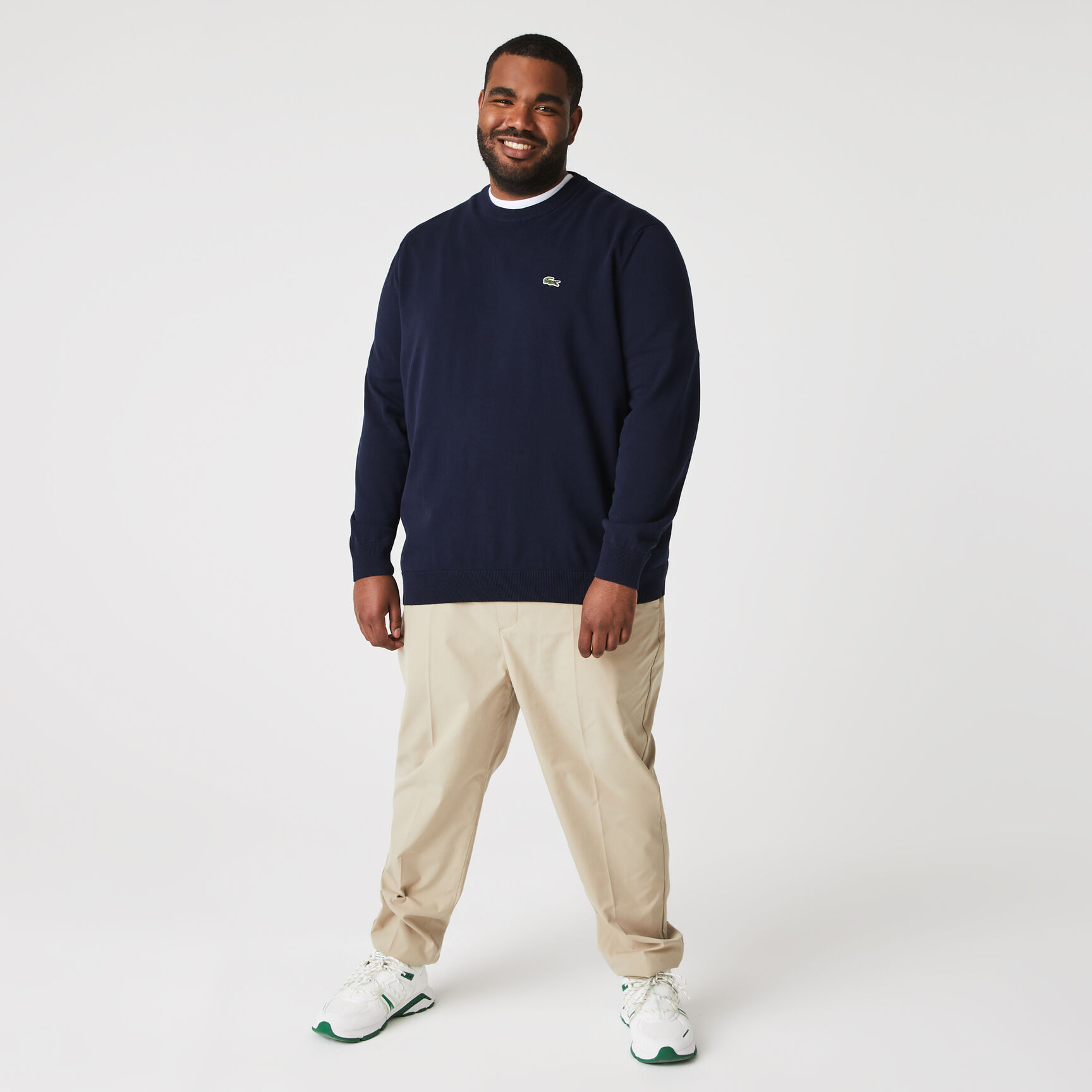 Monochrome Cotton Crew Neck Sweater Monochrome Cotton Crew Neck Sweater