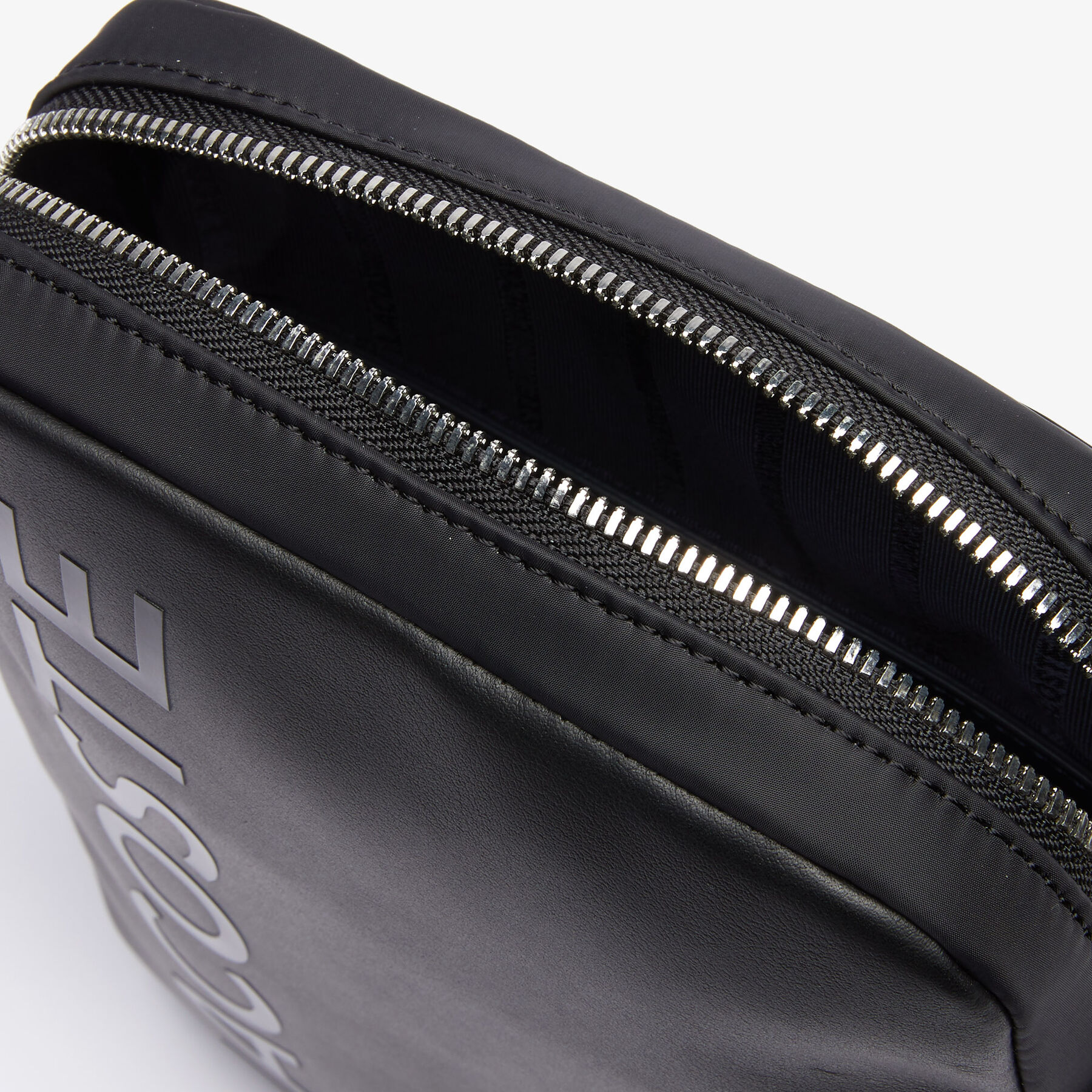 Men's L.12.12 Signature Leather Cross Body Bag lacoste men s l 12 12 signature leather cross body bag