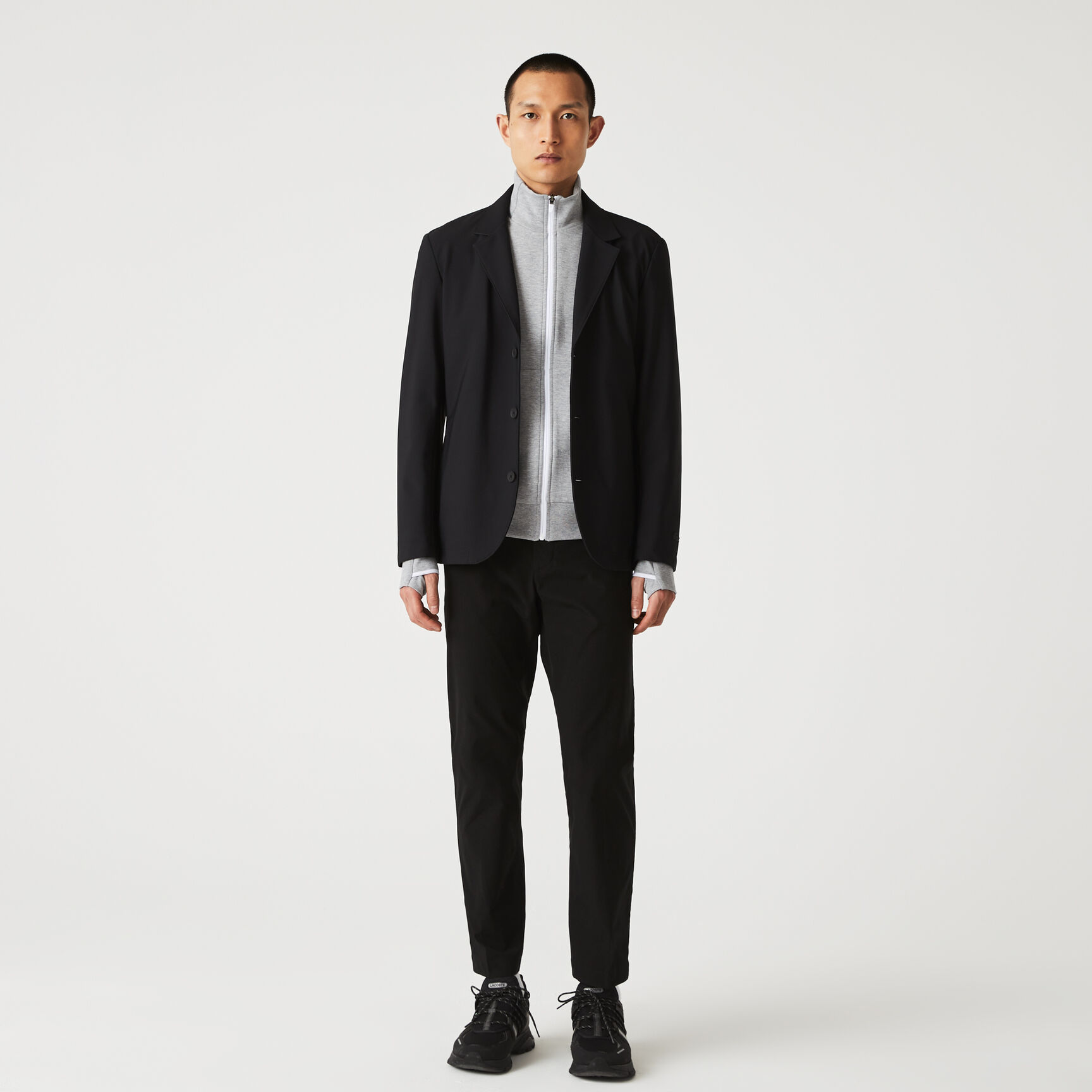 Men’s Zip Pockets Two-Ply Stretch Blazer Men’s Zip Pockets Two-Ply Stretch Blazer