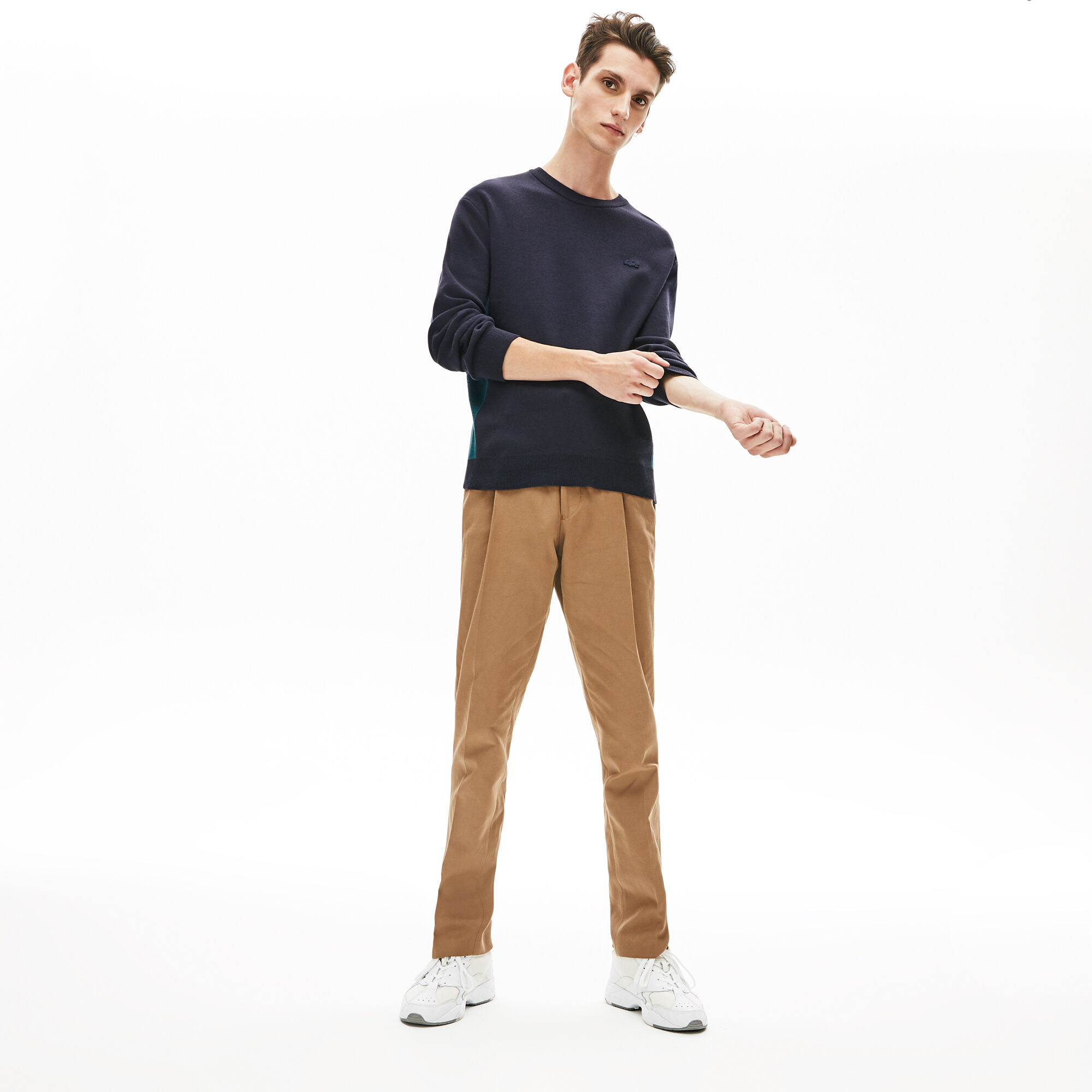 Men's Contrast Effects Knit Sweater Men's Contrast Effects Knit Sweater