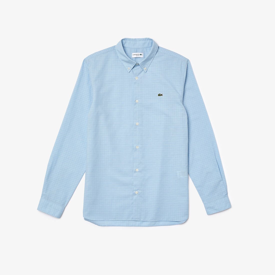 قميص رجالي بقصة ضيقة من القطن والكتان قميص رجالي بقصة ضيقة من القطن والكتان