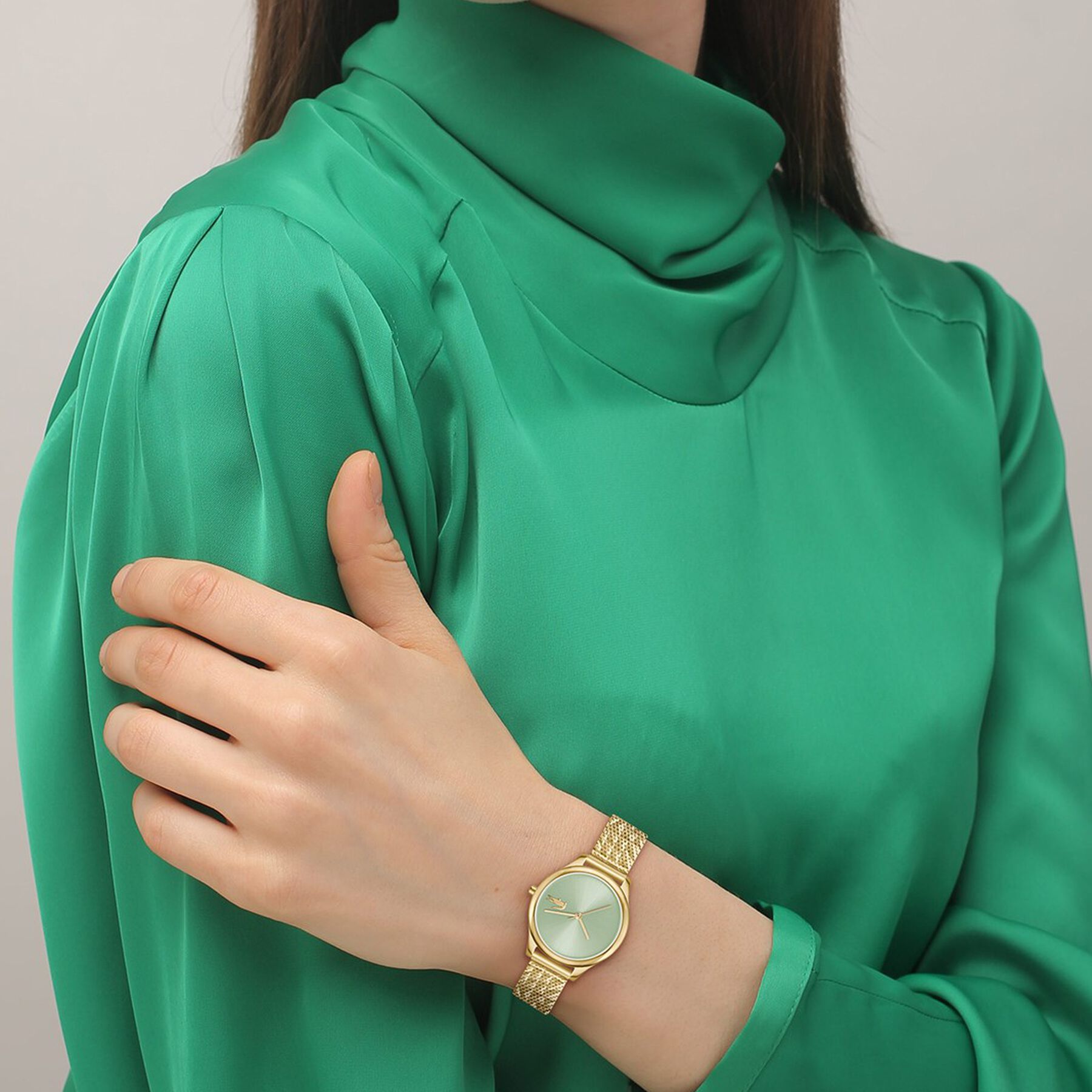 Thin Gold-Plated Steel Women's Watch lacoste thin gold plated steel women s watch