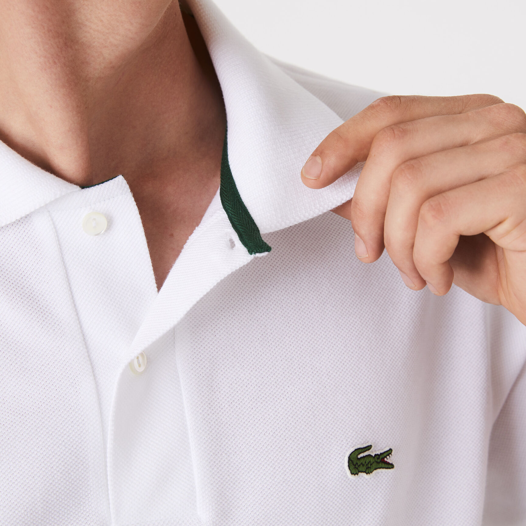 Men's Lacoste Classic Fit L.12.21 Organic Cotton Pique Polo Shirt Men's Lacoste Classic Fit L.12.21 Organic Cotton Pique Polo Shirt