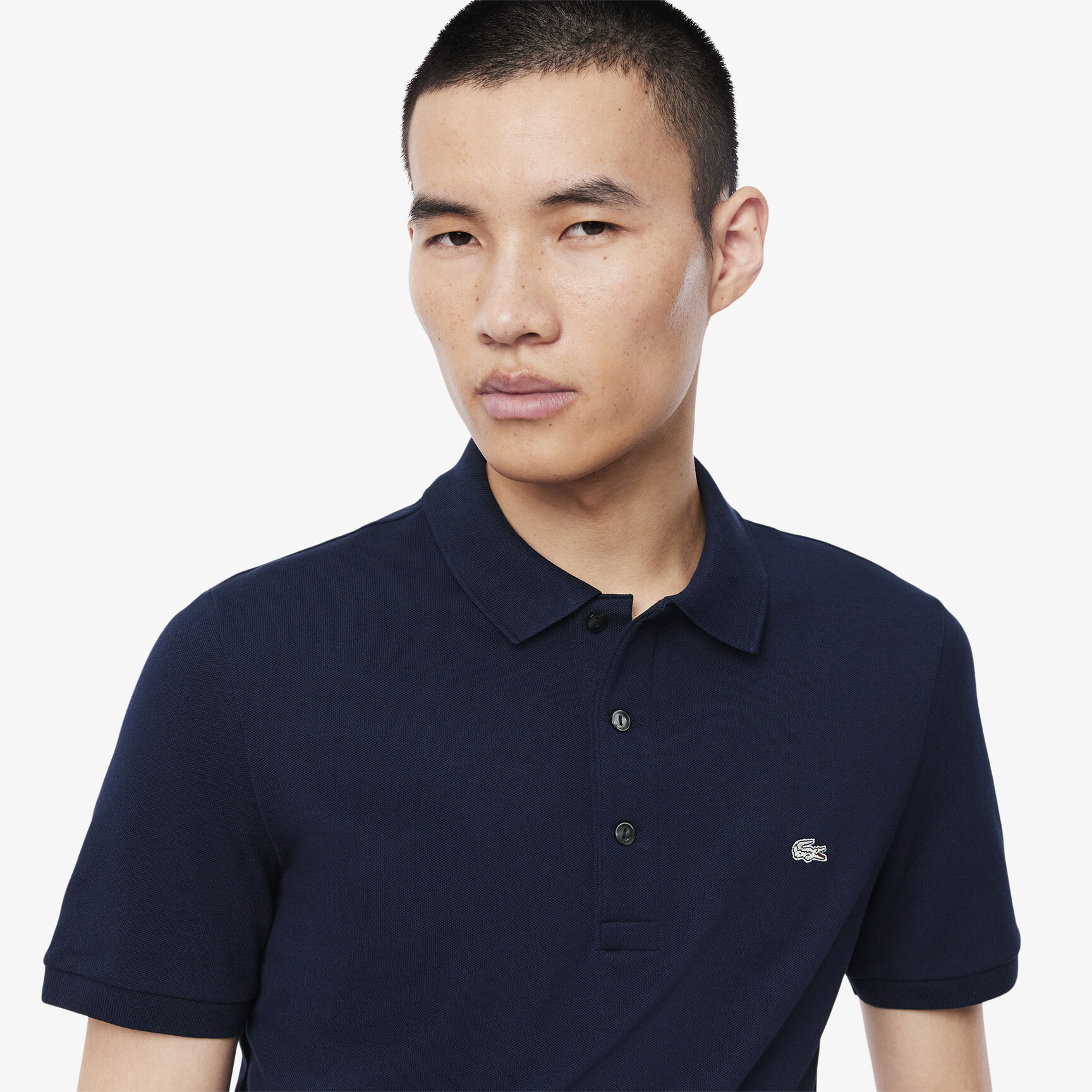 Slim Fit Stretch Petit Pique Polo Shirt