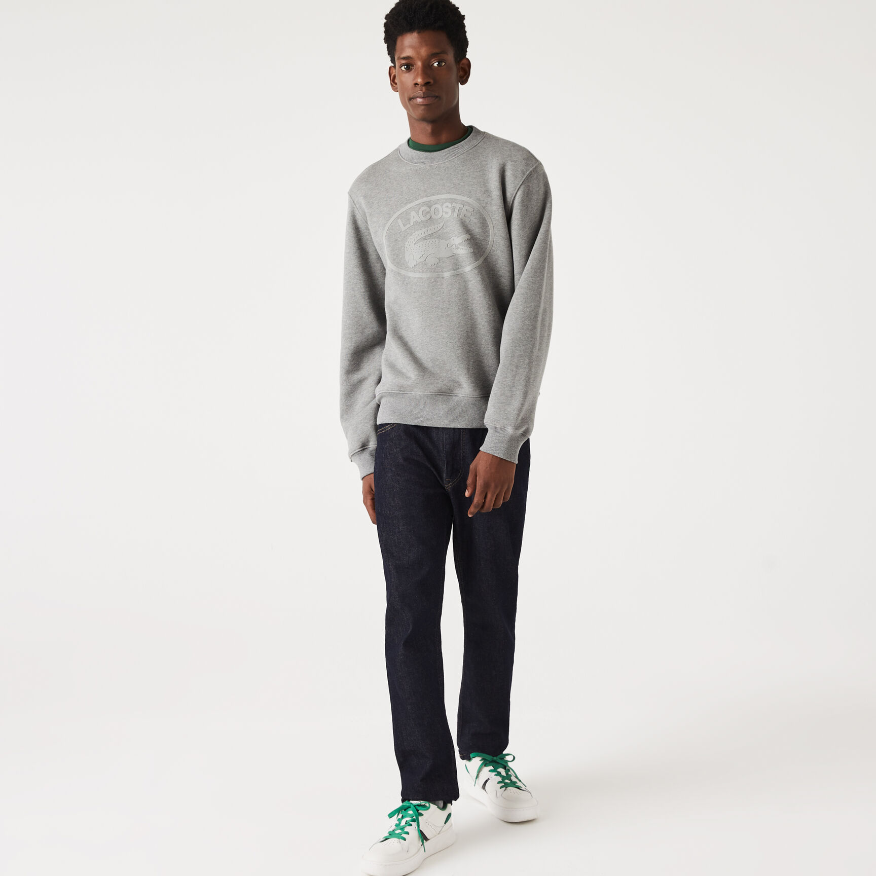 Men's Lacoste Relaxed Fit Organic Cotton Sweatshirt