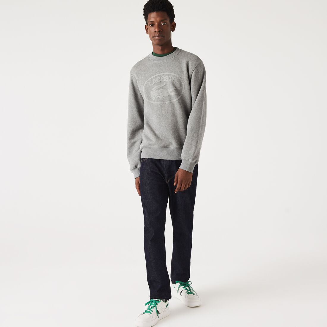 Men's Lacoste Relaxed Fit Organic Cotton Sweatshirt Men's Lacoste Relaxed Fit Organic Cotton Sweatshirt