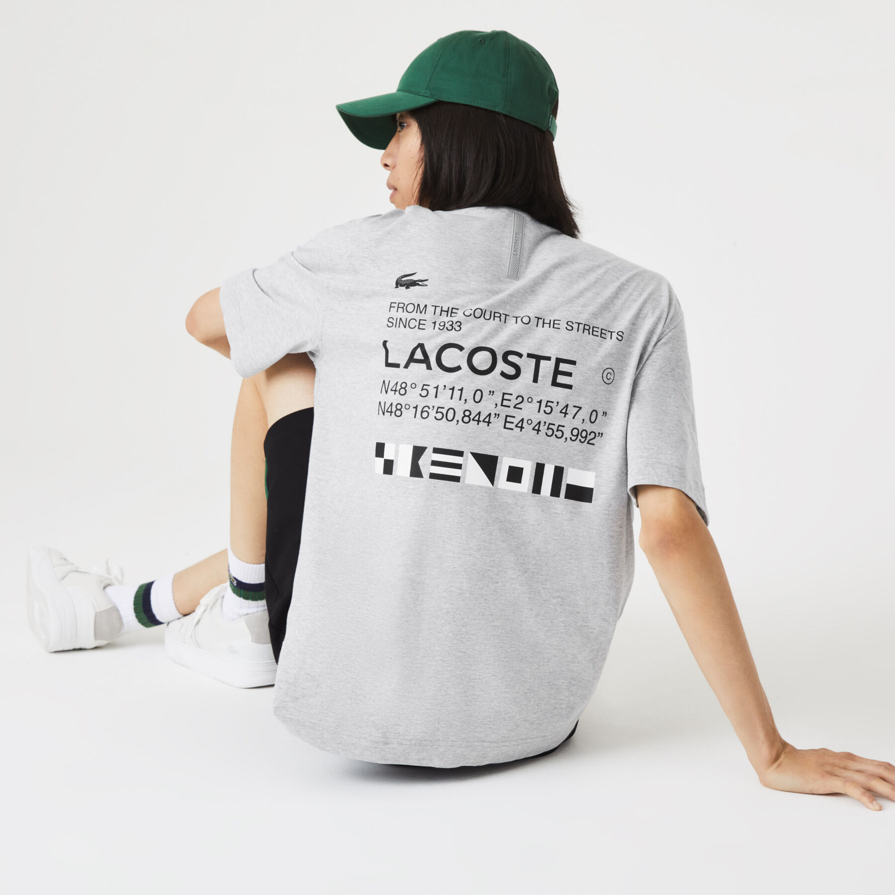 Men's Lacoste Print Loose Fit T-Shirt men s lacoste print loose fit t shirt