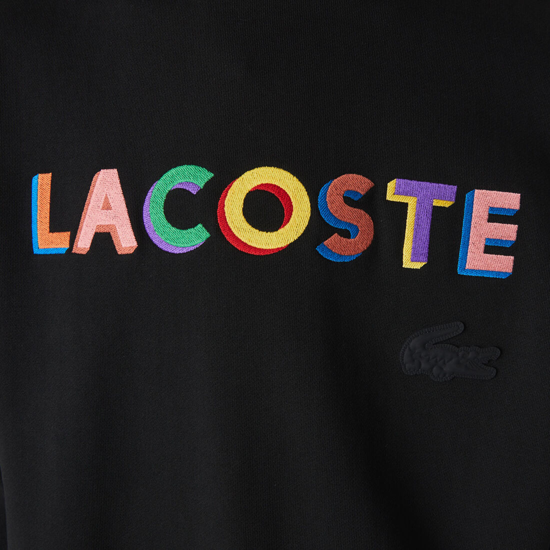 كنزة فضفاضة مطرزة من الصوف للجنسين من مجموعة Lacoste L!VE كنزة فضفاضة مطرزة من الصوف للجنسين من مجموعة Lacoste L!VE