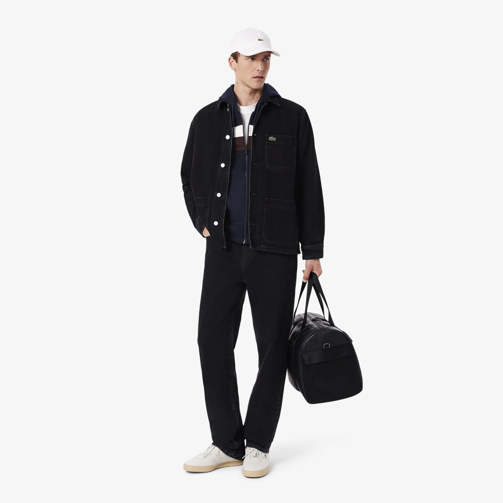 Zipped Colour-Block Hoodie Zipped Colour-Block Hoodie