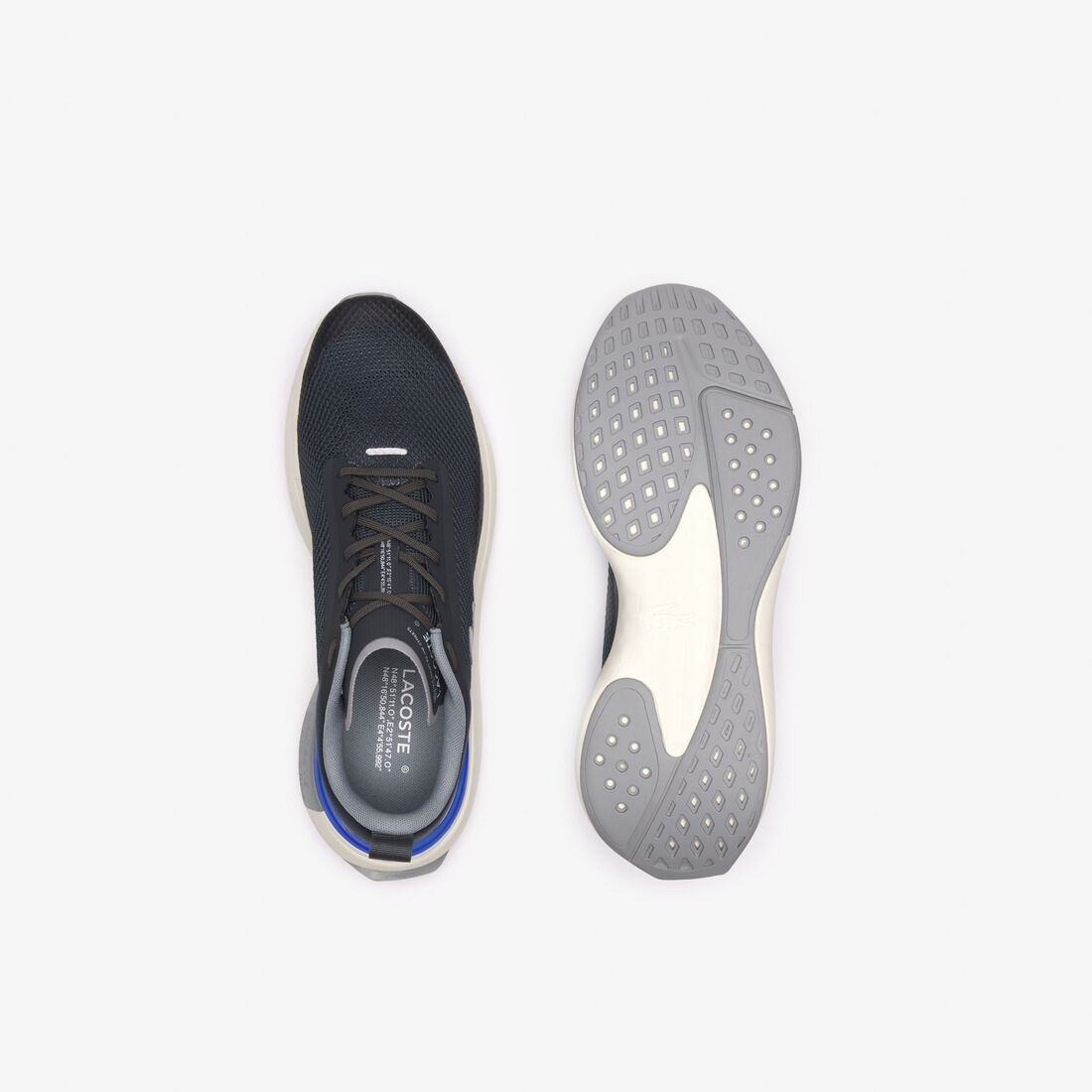 Men's Lacoste Run Spin Evo Breathable Mesh Trainers Men's Lacoste Run Spin Evo Breathable Mesh Trainers