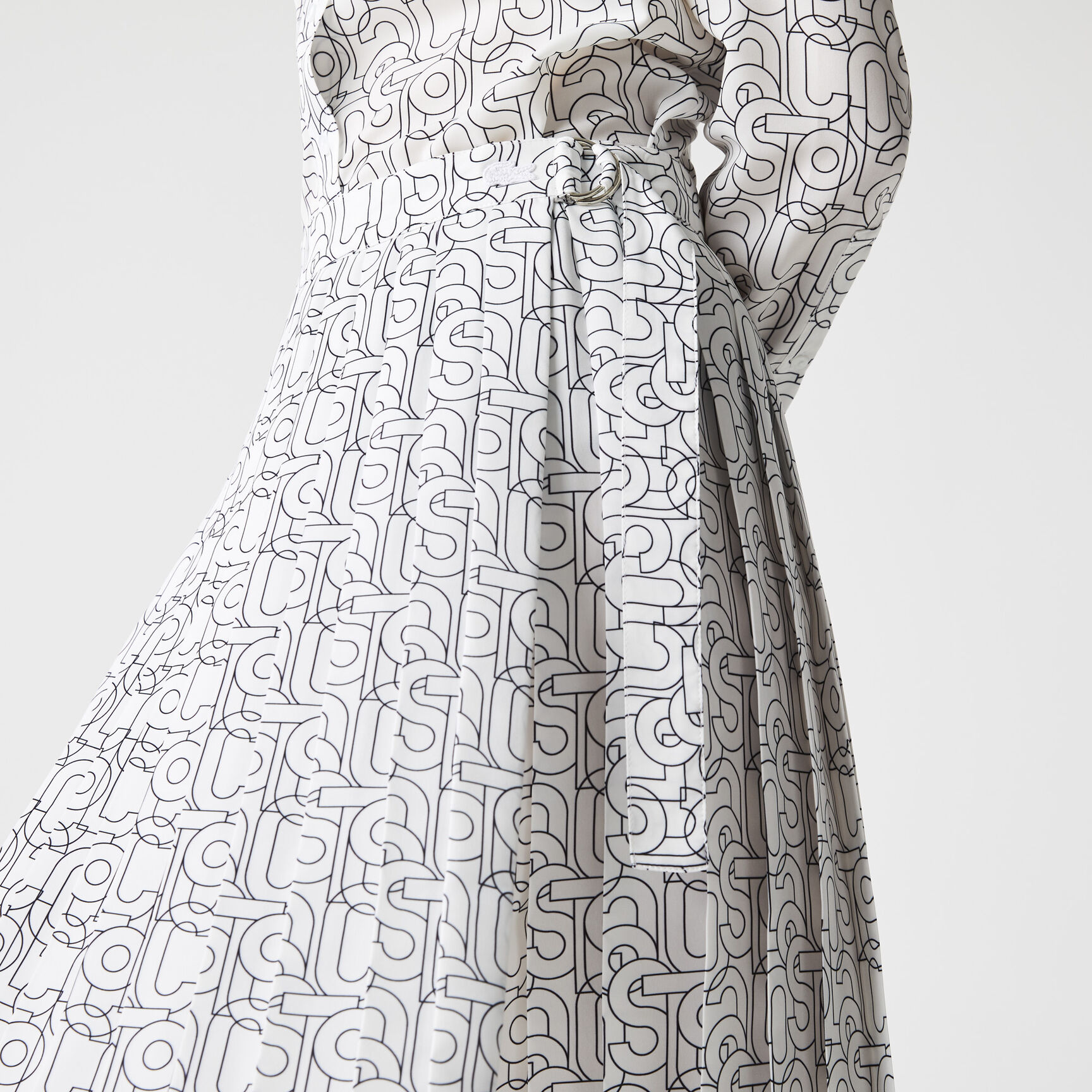 Women’s Lacoste Patterned Flowy Mid-Length Pleated Skirt Women’s Lacoste Patterned Flowy Mid-Length Pleated Skirt