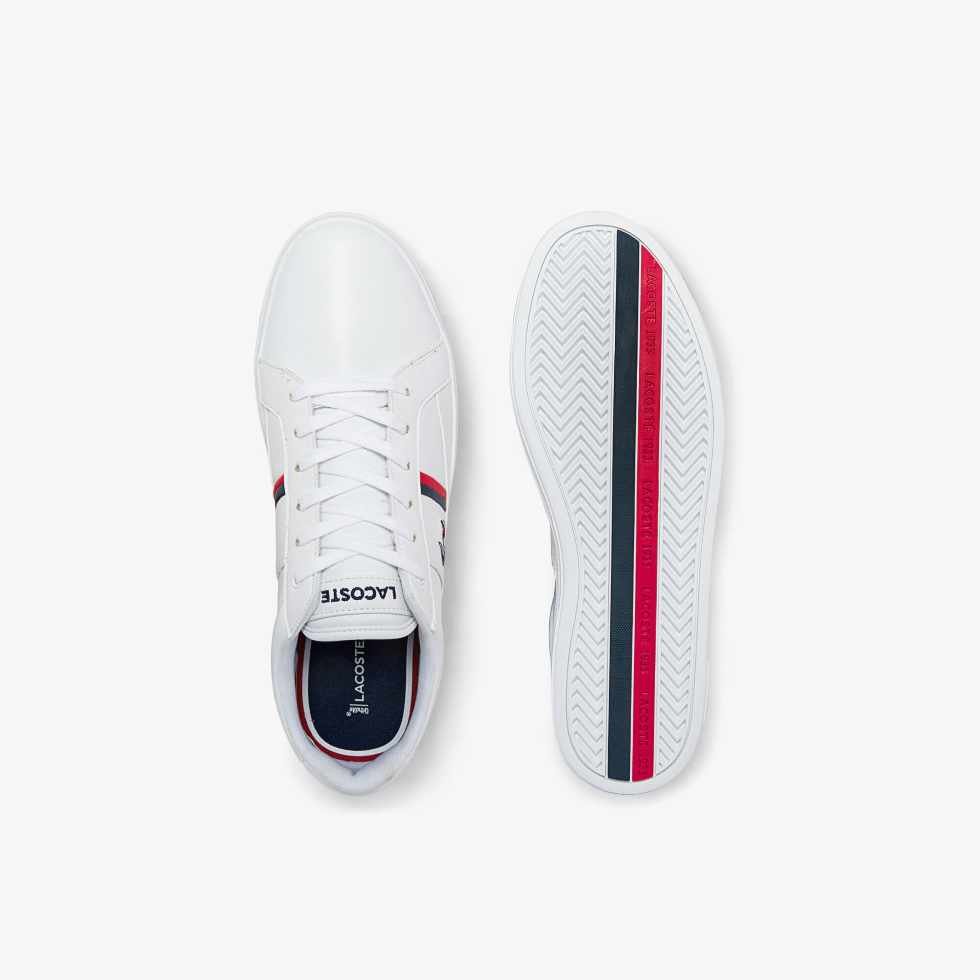 Men's Europa Tricolore Leather and Synthetic Sneakers Men's Europa Tricolore Leather and Synthetic Sneakers