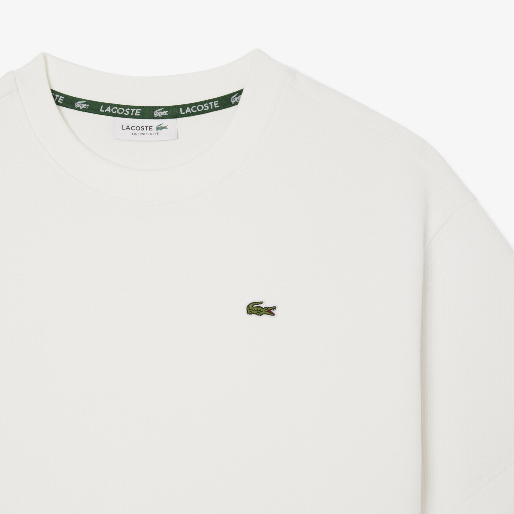 Oversized Double Face Pique T-shirt