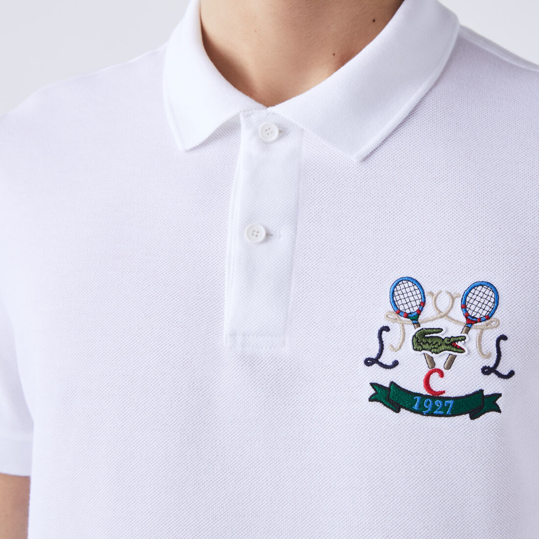 Men's Lacoste Regular Fit Tennis Embroidery Cotton Piqué Polo Shirt Men's Lacoste Regular Fit Tennis Embroidery Cotton Piqué Polo Shirt