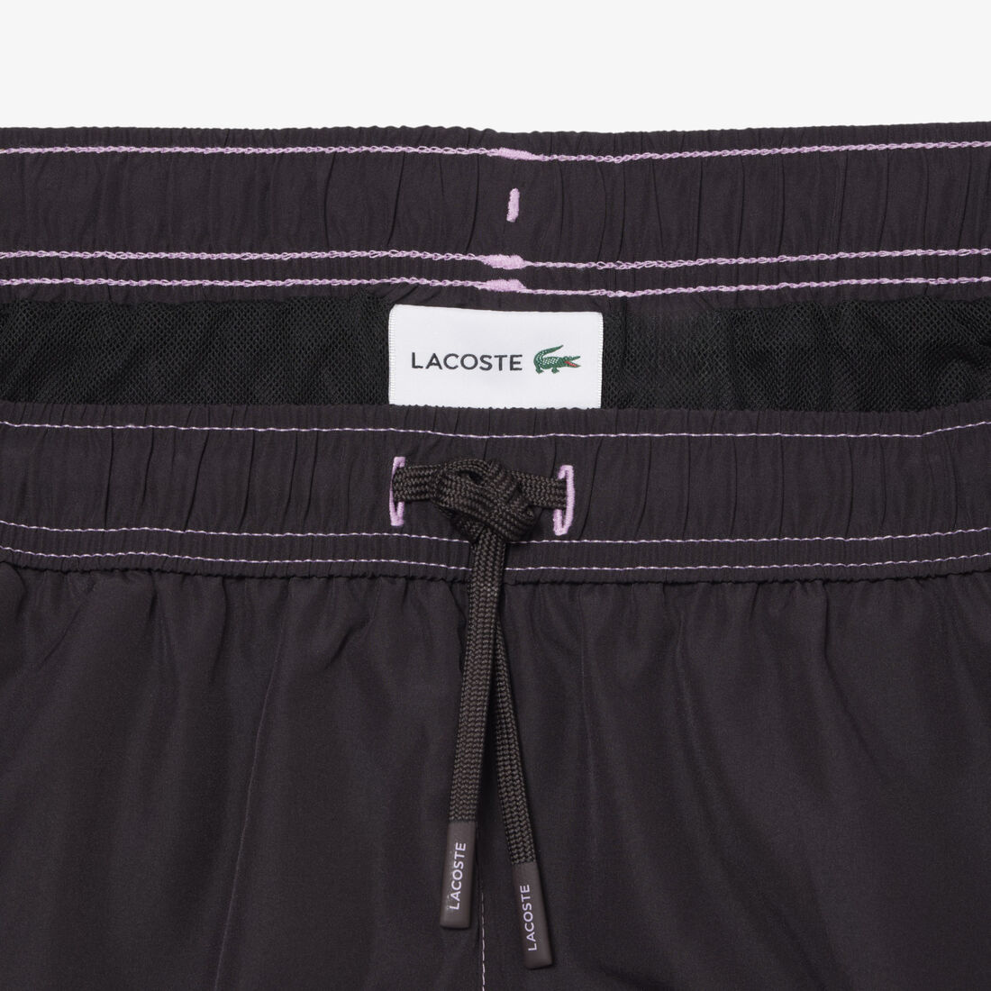 Mid Length Tennis Print Swim Trunks Mid Length Tennis Print Swim Trunks