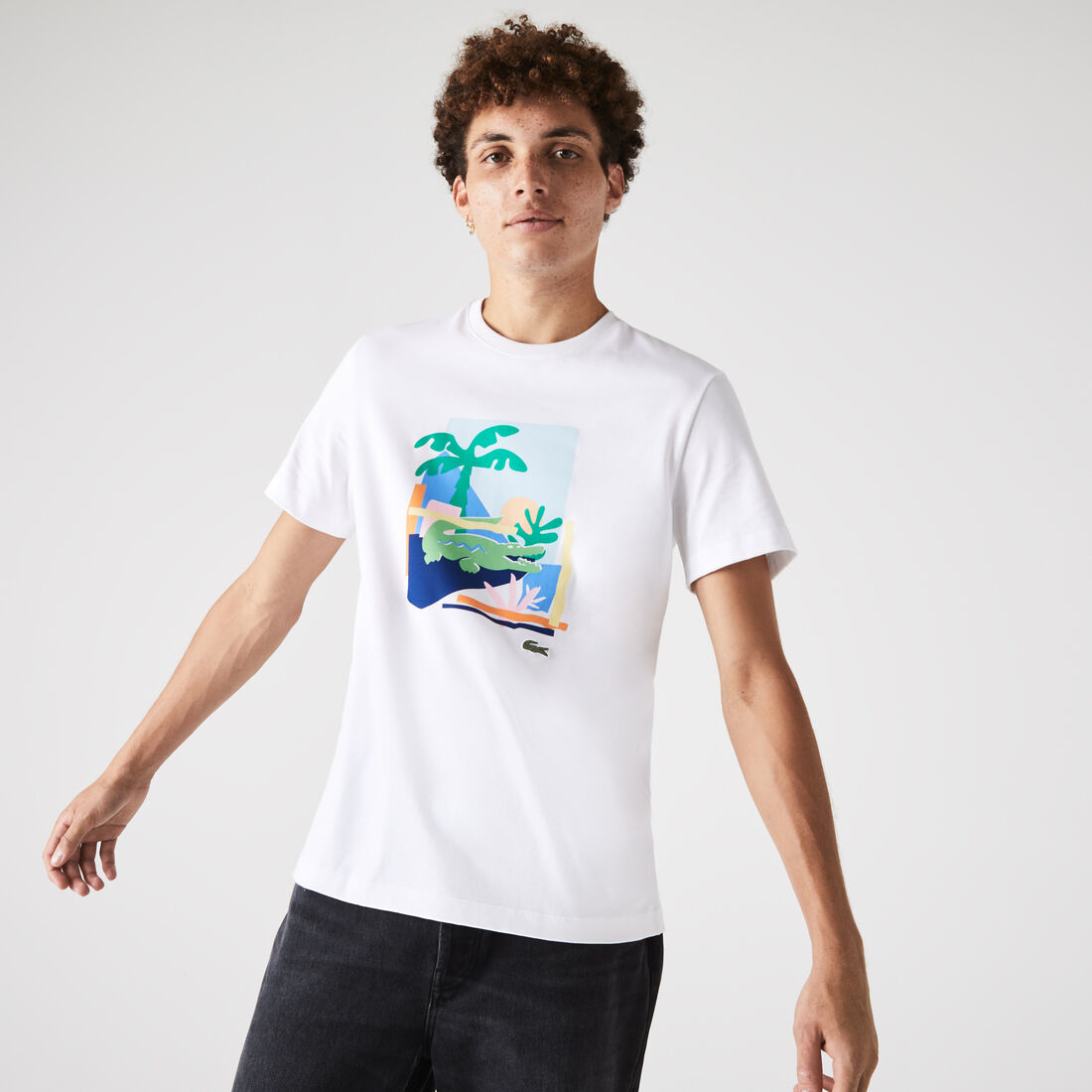 Men's Print Cotton T-Shirt