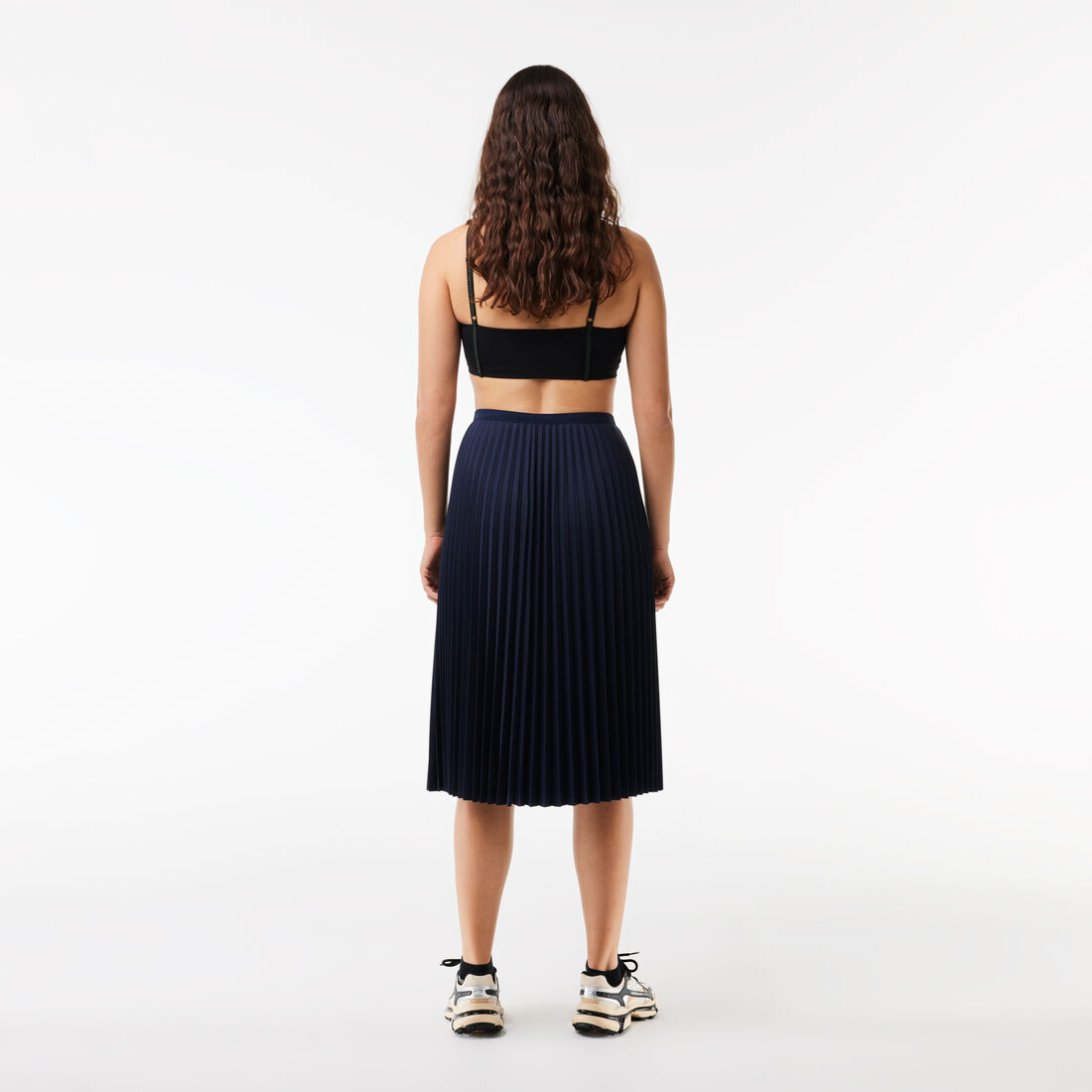 تنورة نسائية بطيات بخصر مطاطي تنورة نسائية بطيات بخصر مطاطي