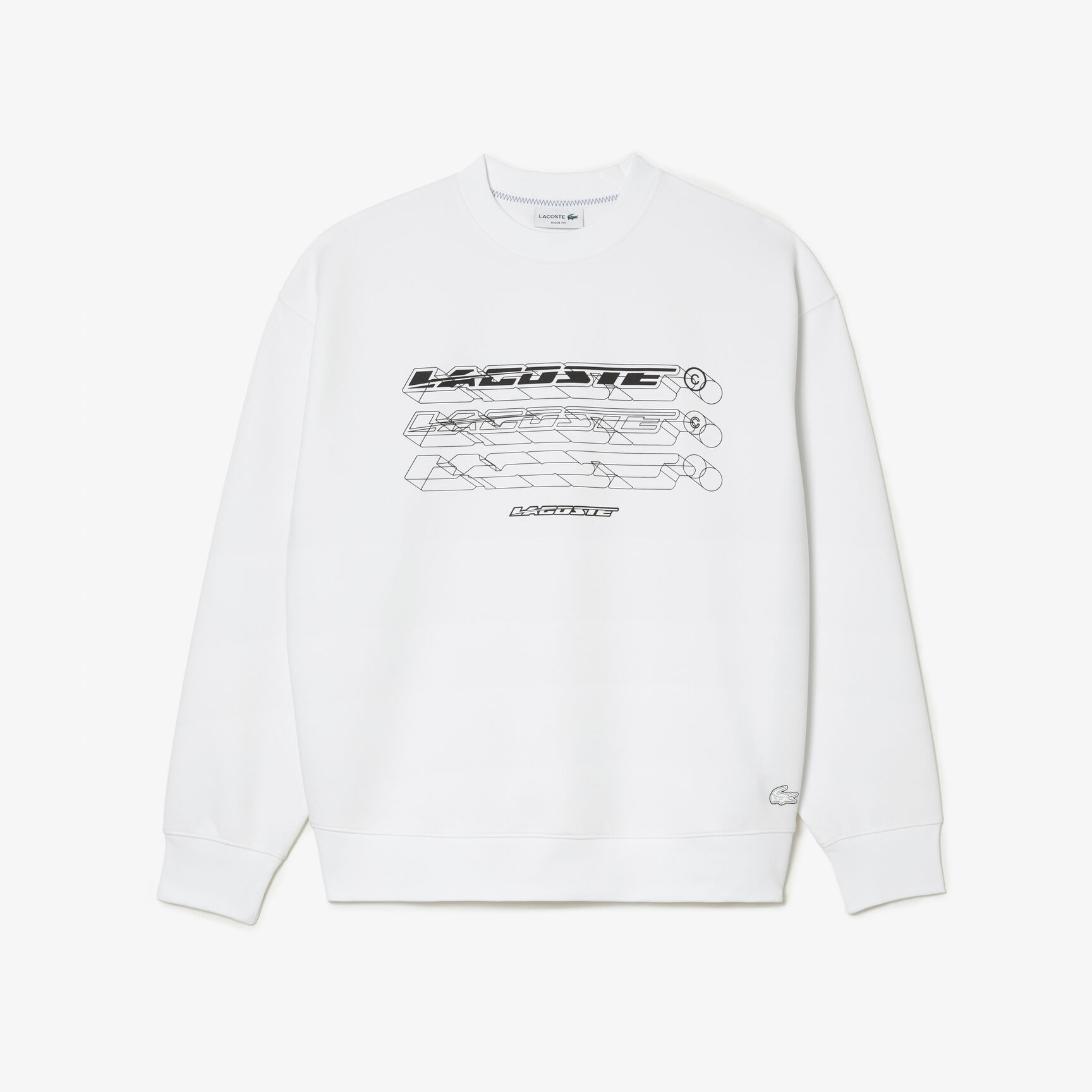 Men&rsquo;s Lacoste Loose Fit Branded Sweatshirt