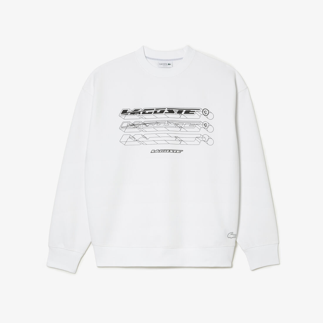 Men’s Lacoste Loose Fit Branded Sweatshirt Men’s Lacoste Loose Fit Branded Sweatshirt