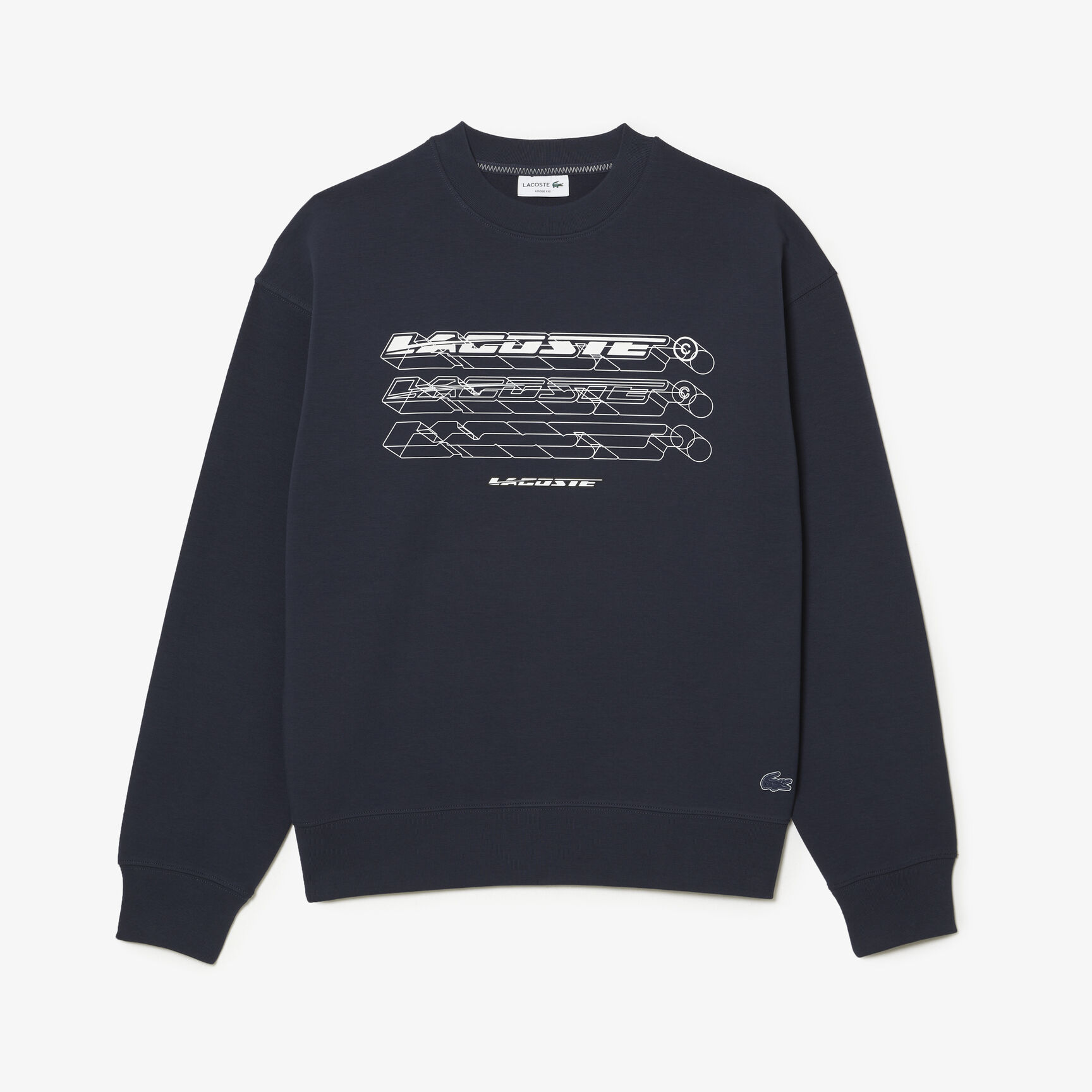 Men&rsquo;s Lacoste Loose Fit Branded Sweatshirt