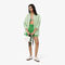 lacoste oversized striped linen shirt