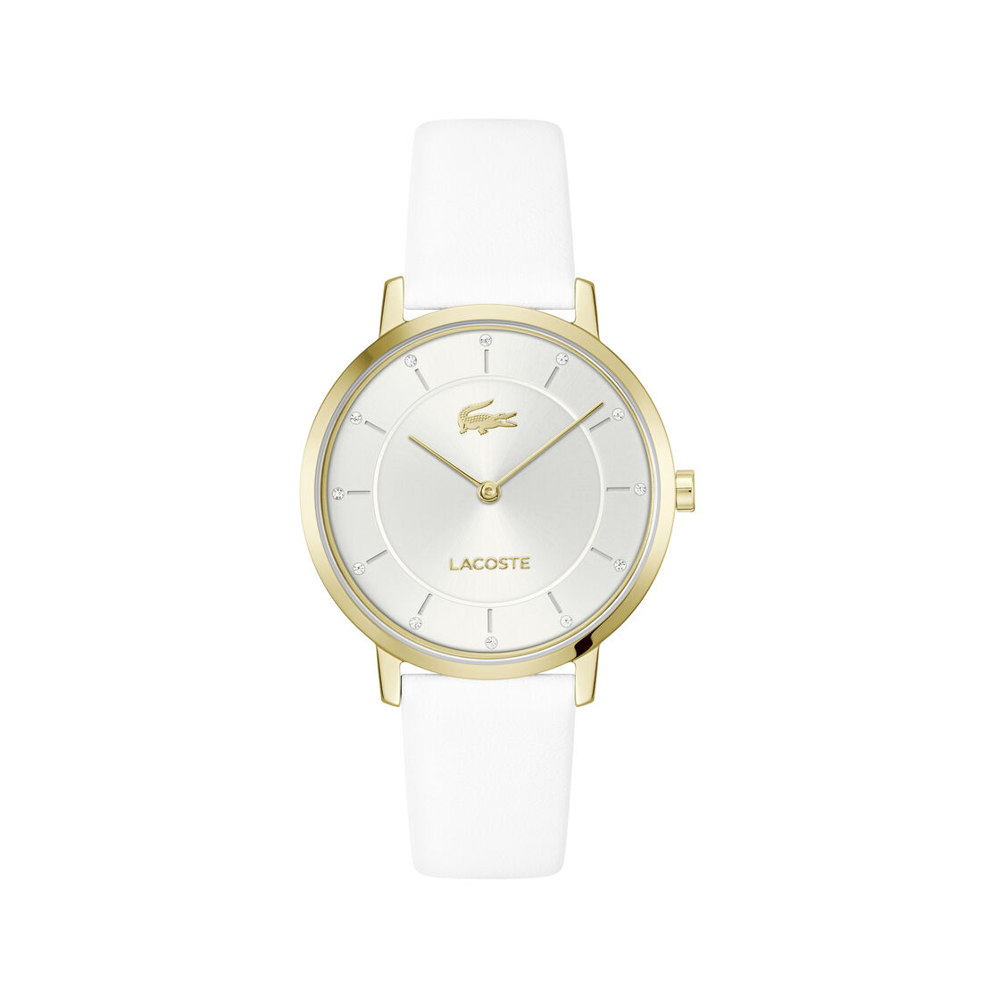 Lacoste Crocorigin Women's White Dial Watch