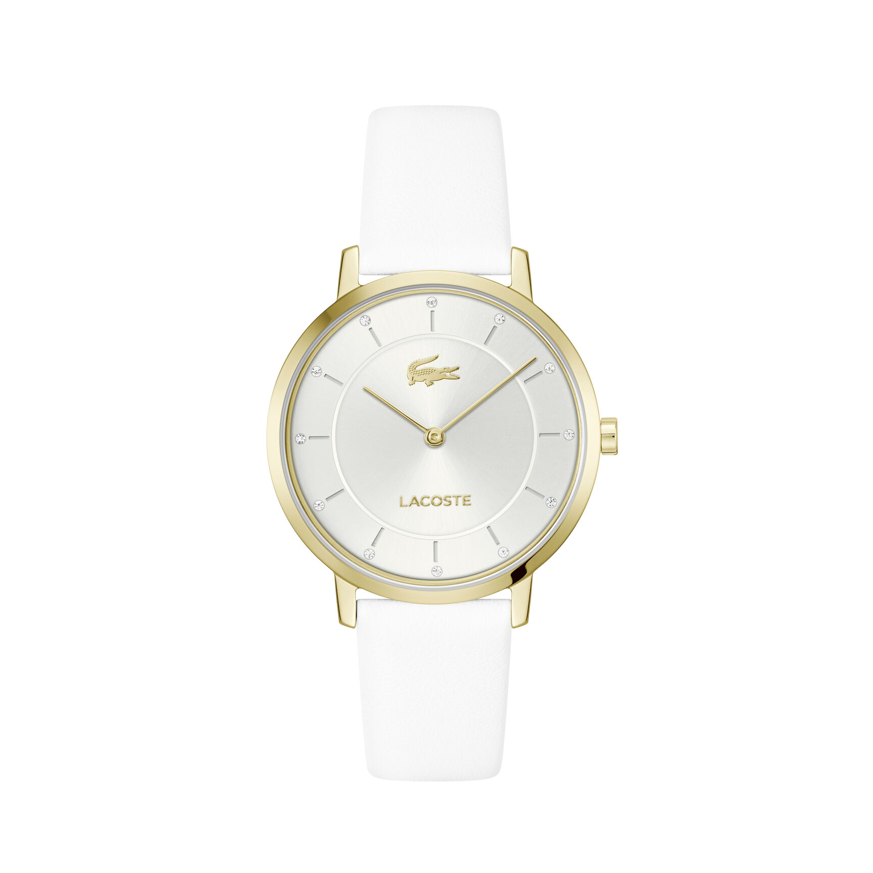 Lacoste Crocorigin Women's White Dial Watch