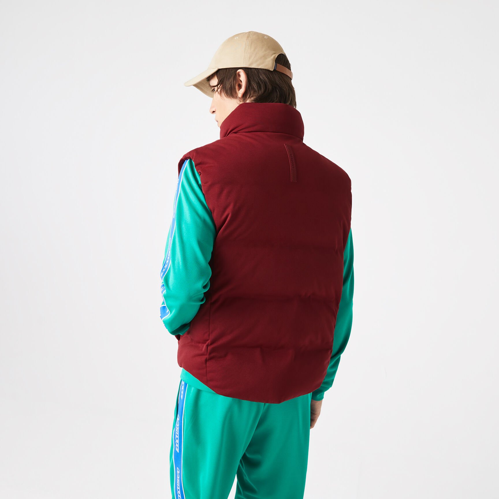 Men's Fold Away Hood Short Vest Jacket Men's Fold Away Hood Short Vest Jacket