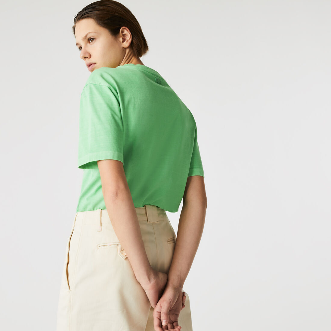 Women’s Crew Neck Print Lettering Cotton T-shirt Women’s Crew Neck Print Lettering Cotton T-shirt