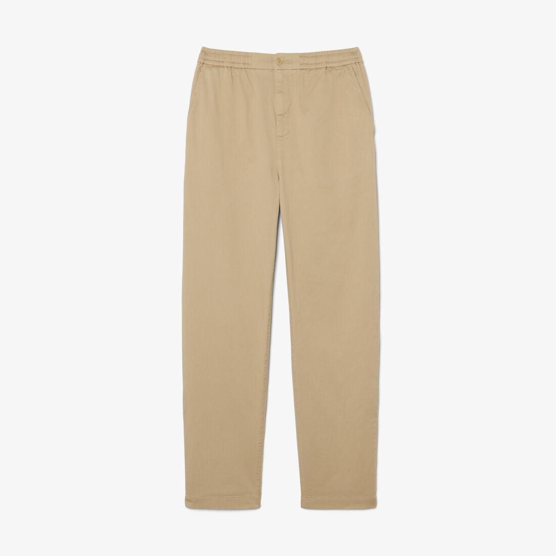 lacoste regular fit cotton twill chino pants