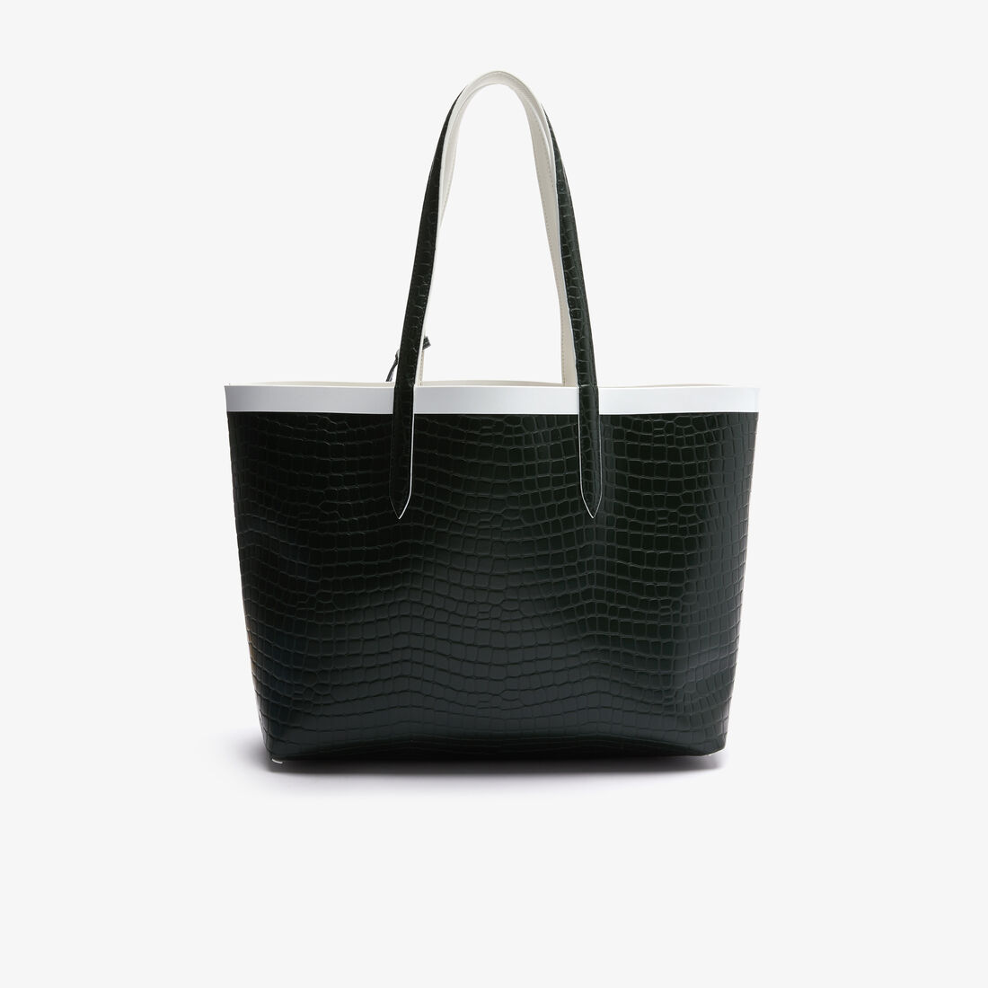 Women's Anna Crocodile Effect Pouch Canvas Large Shopper Bag Women's Anna Crocodile Effect Pouch Canvas Large Shopper Bag