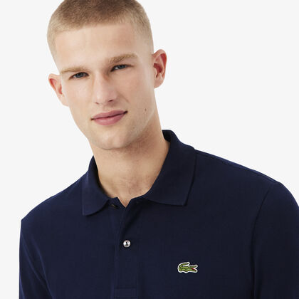Classic Fit Long Sleeved L.12.12 Polo Shirt