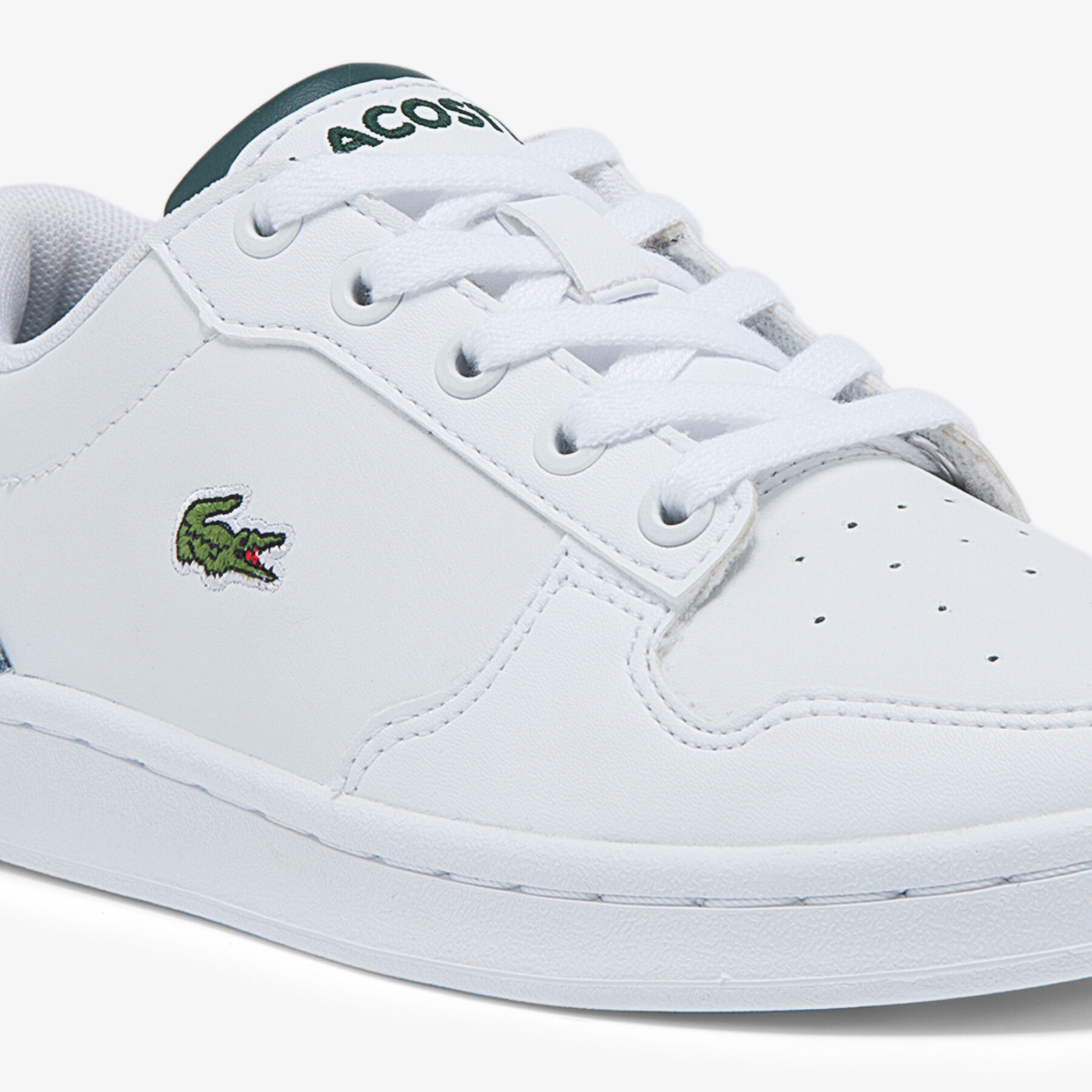 Children's Masters Cup Leather and Synthetic Trainers lacoste children s masters cup leather and synthetic trainers