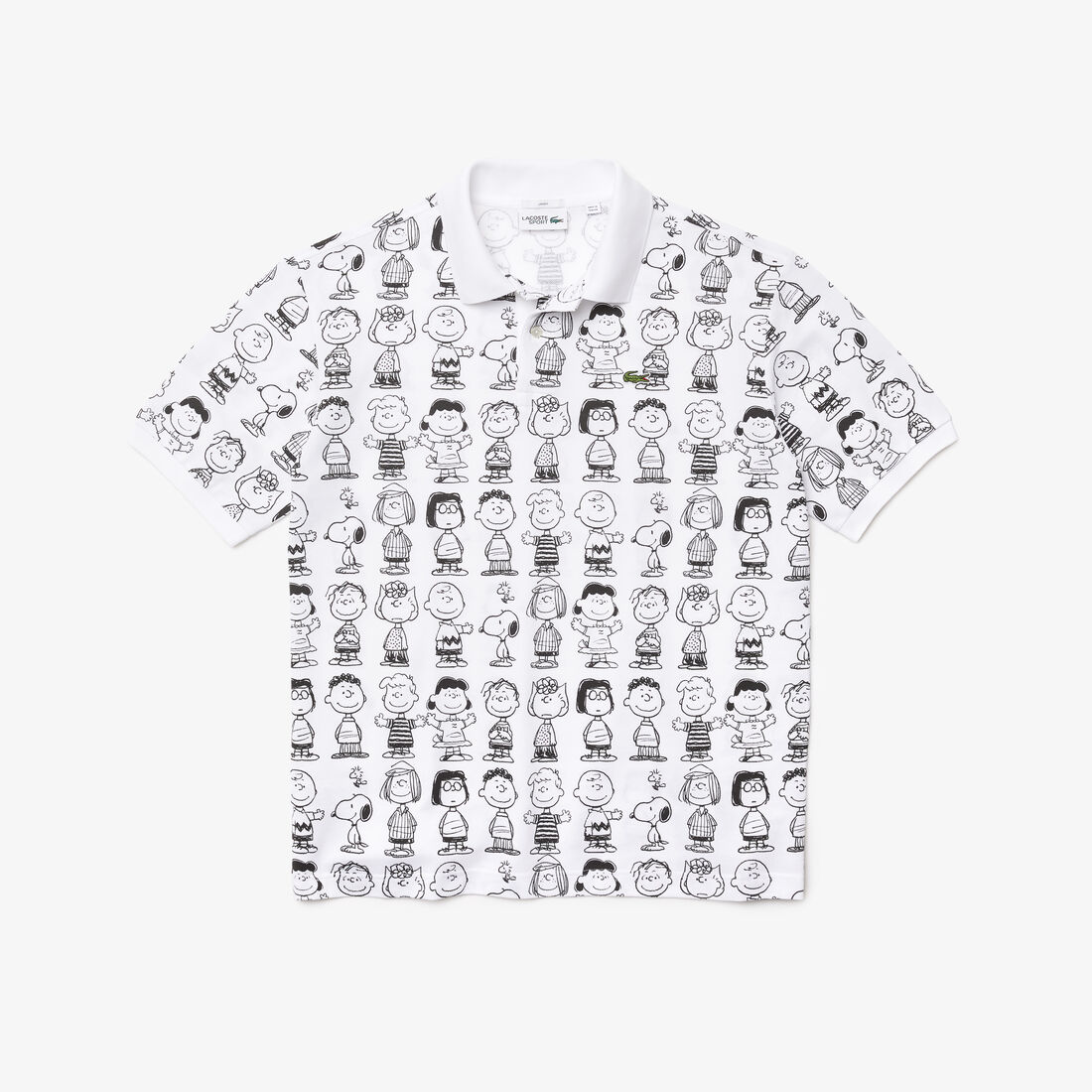 قميص بولو فضفاض للجنسين من مجموعة Lacoste L!VE x Peanuts قميص بولو فضفاض للجنسين من مجموعة Lacoste L!VE x Peanuts
