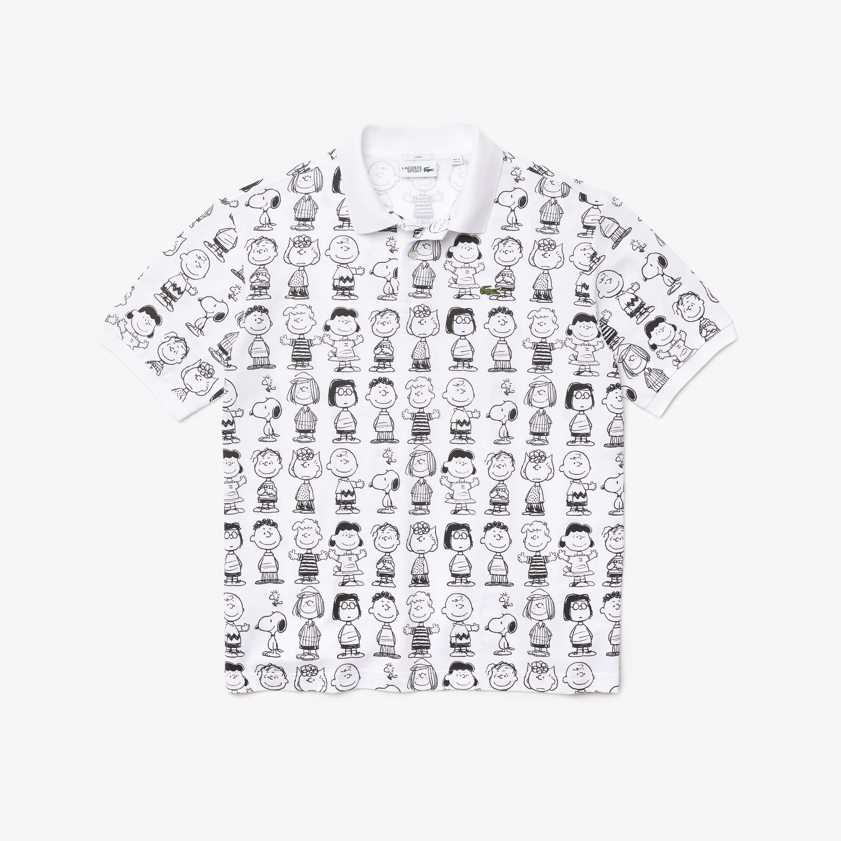 قميص بولو فضفاض للجنسين من مجموعة Lacoste L!VE x Peanuts قميص بولو فضفاض للجنسين من مجموعة Lacoste L!VE x Peanuts