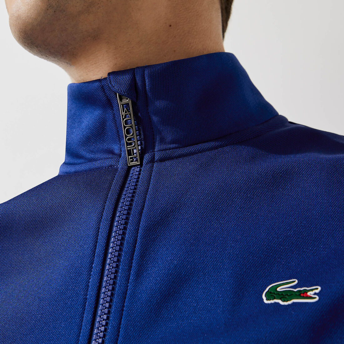 Men’s Lacoste SPORT Resistant Bicolor Piqué Zip Sweatshirt Men’s Lacoste SPORT Resistant Bicolor Piqué Zip Sweatshirt