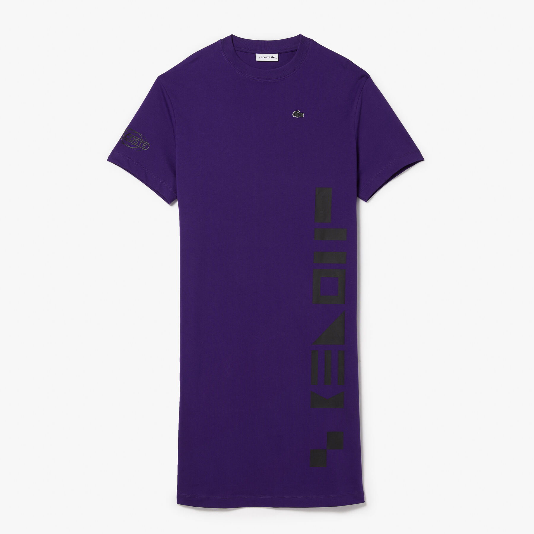 women s lacoste nautical print cotton jersey t shirt dress