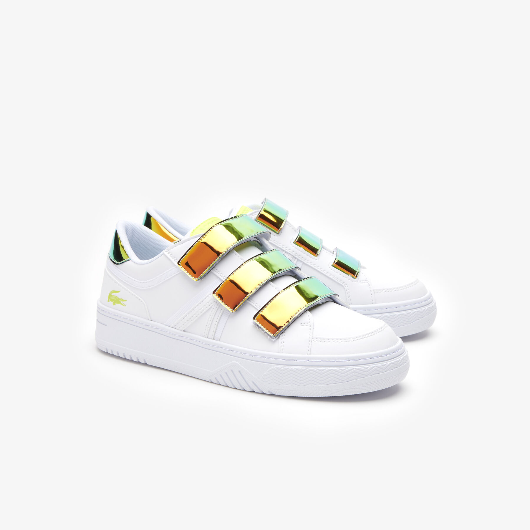 Infants' Lacoste L001 Synthetic Colour Block Trainers infants lacoste l001 synthetic colour block trainers