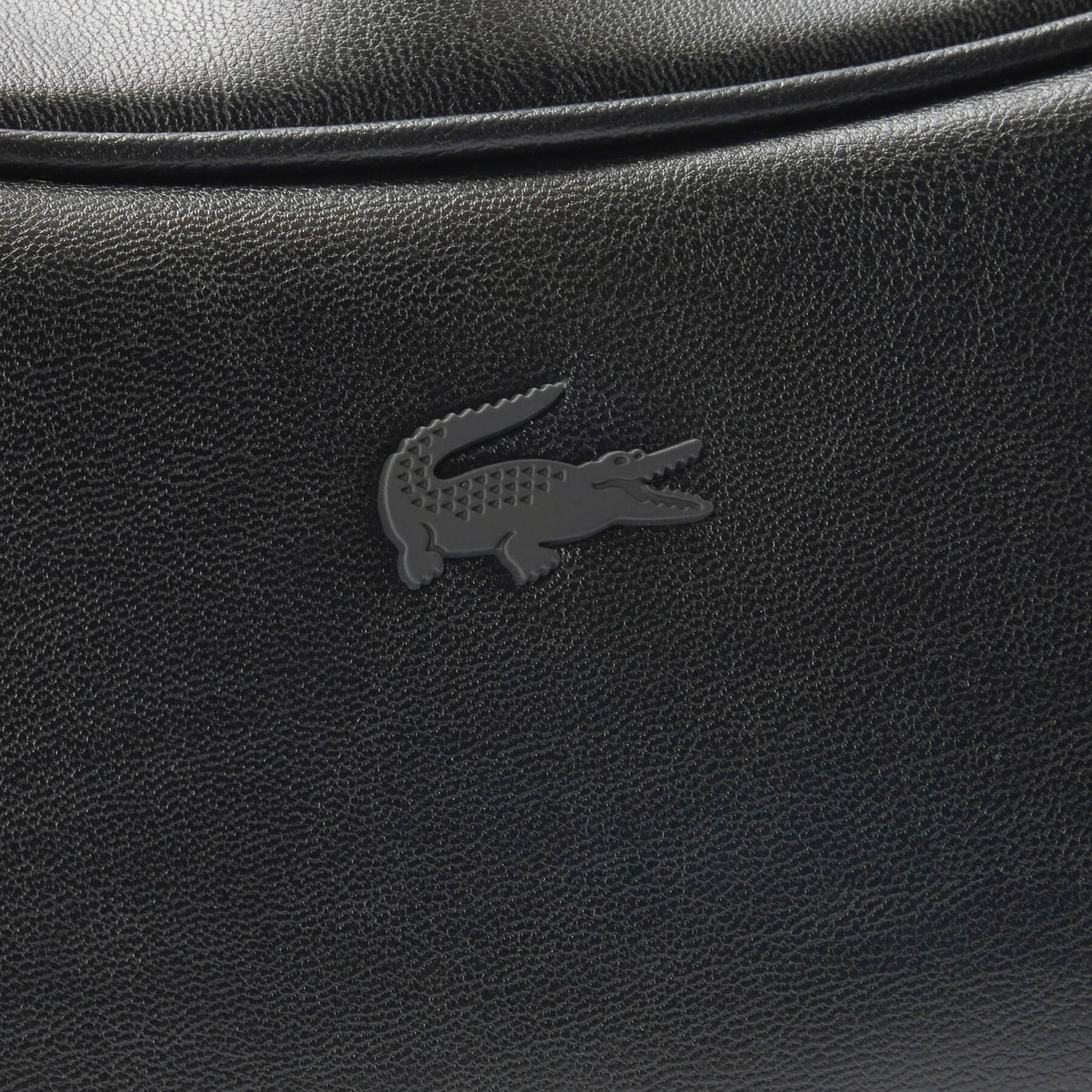 lacoste lora leather shoulder bag