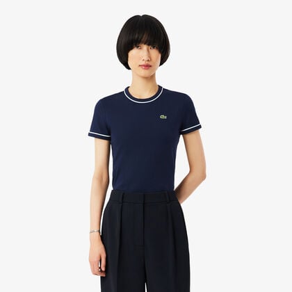 Contrast Trim Jersey T-shirt