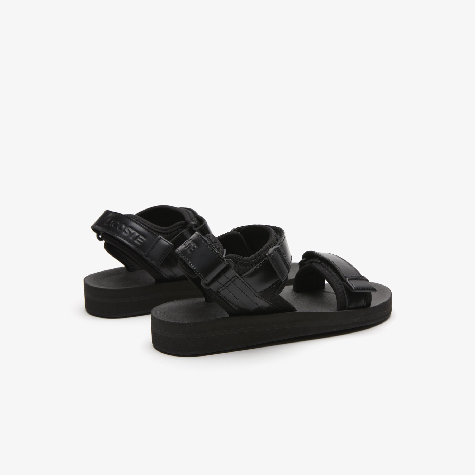Women's Suruga Leather and Textile Sandals lacoste women s suruga leather and textile sandals