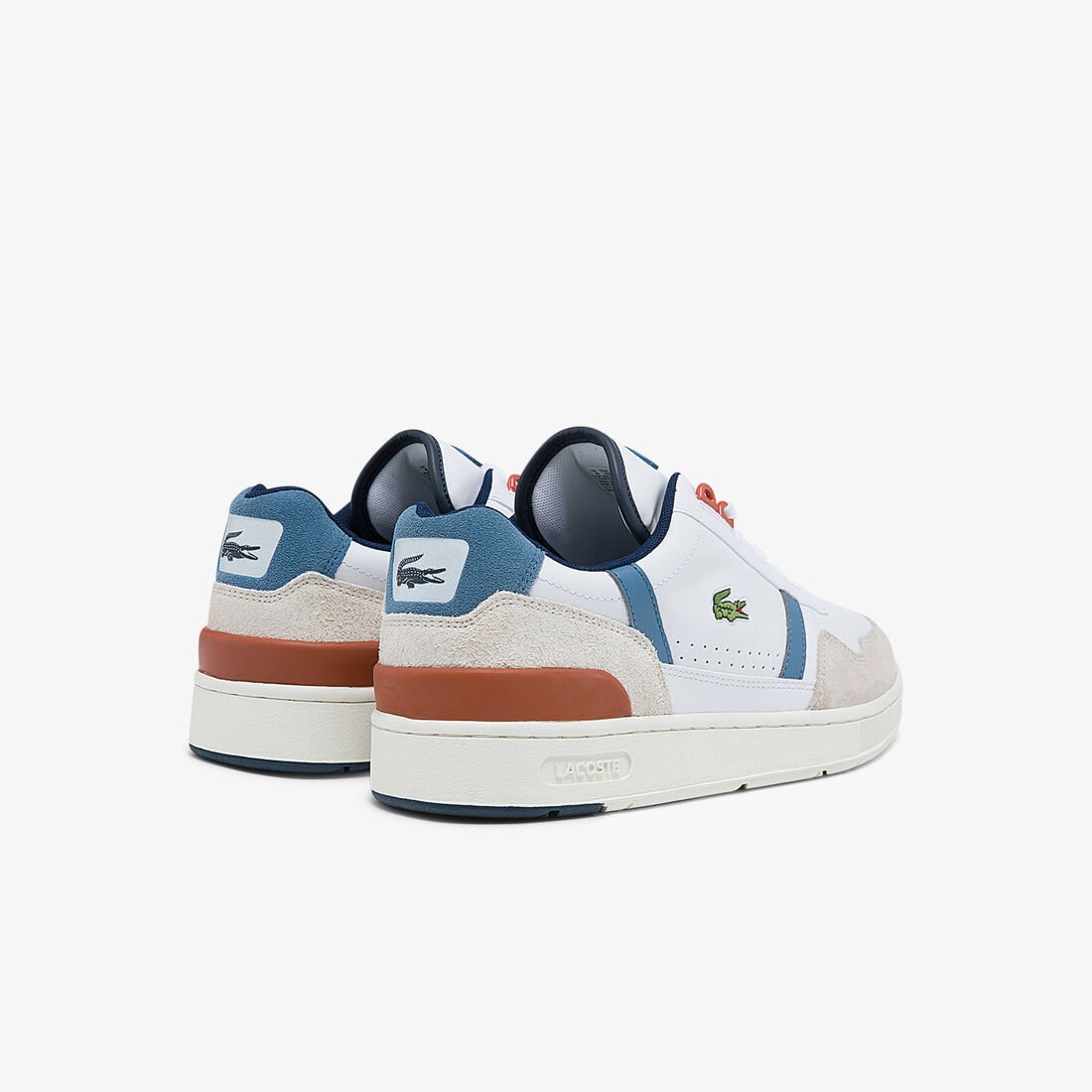 Men's T-Clip Leather and Synthetic Colour-Pop Sneakers Men's T-Clip Leather and Synthetic Colour-Pop Sneakers