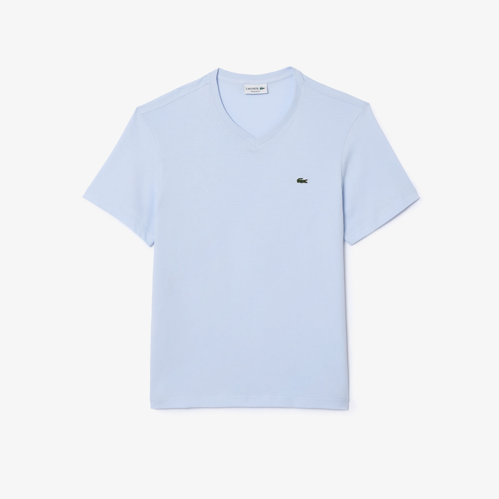 تيشيرت قطن بفتحة رقبة حرف V للرجال