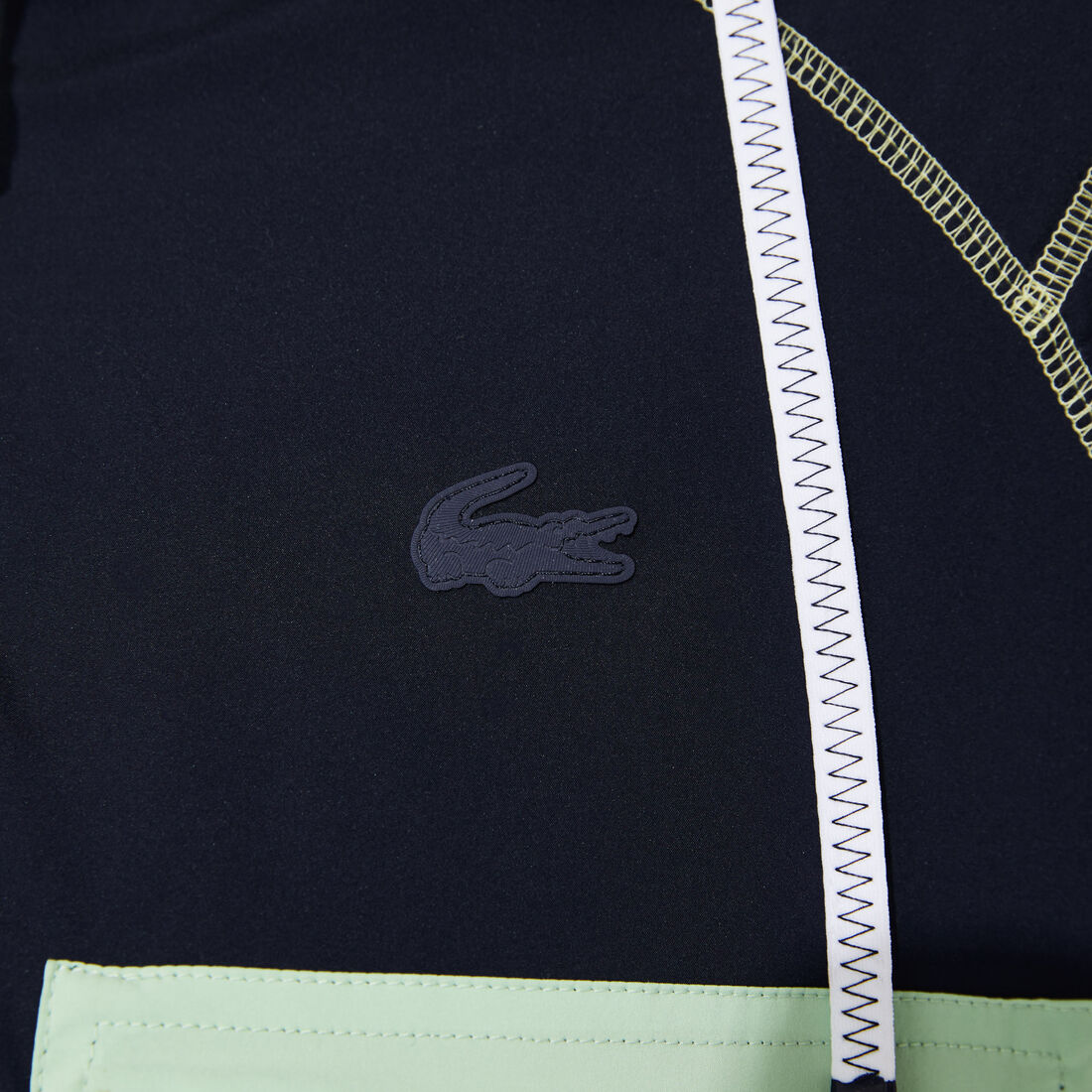 جاكيت ويندبريكر بتصميم كنزة مقسم بألوان للنساء جاكيت ويندبريكر بتصميم كنزة مقسم بألوان للنساء