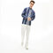 lacoste men s mismatched striped relaxed fit cotton shirt