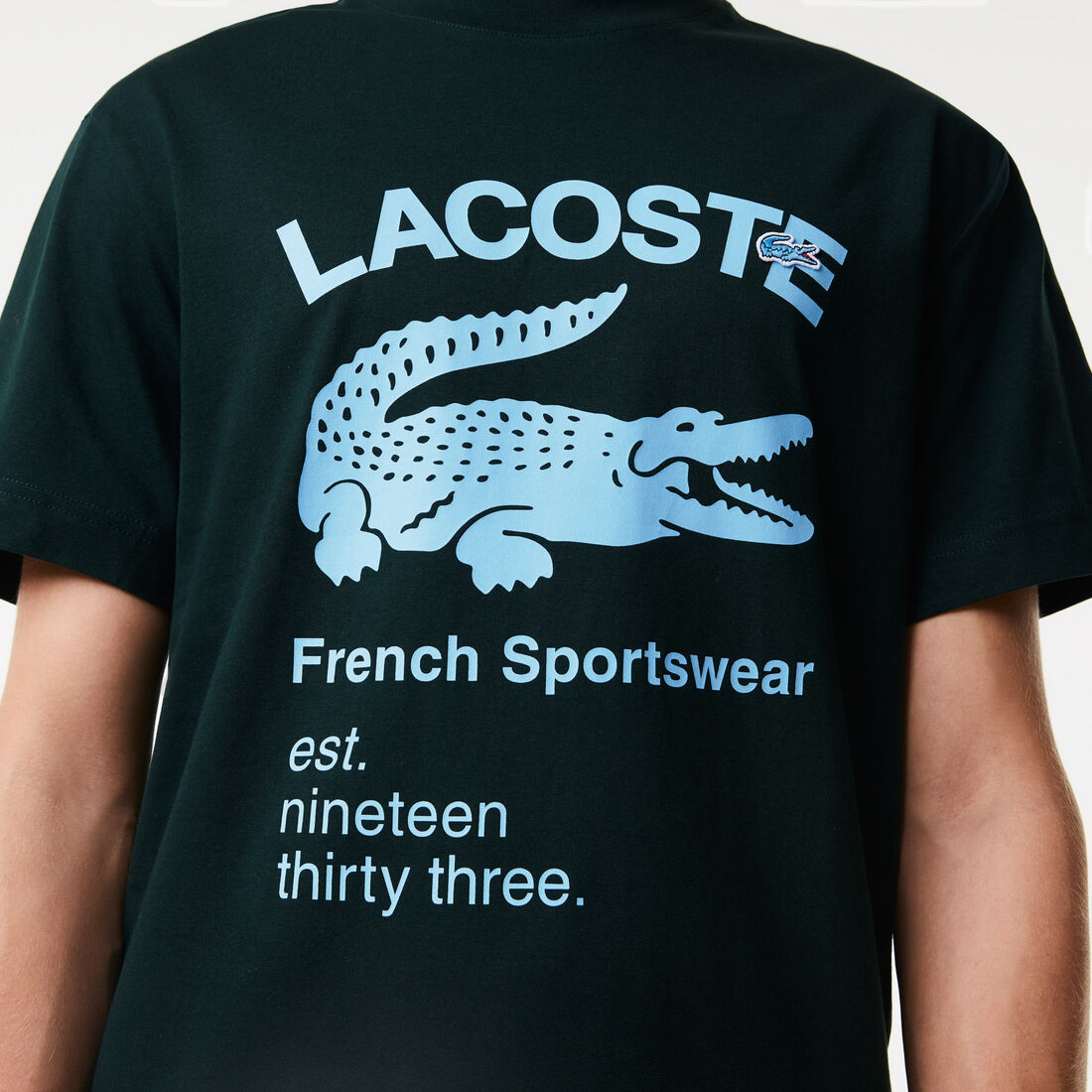 Men's Lacoste Relaxed Fit Crocodile T-Shirt Men's Lacoste Relaxed Fit Crocodile T-Shirt