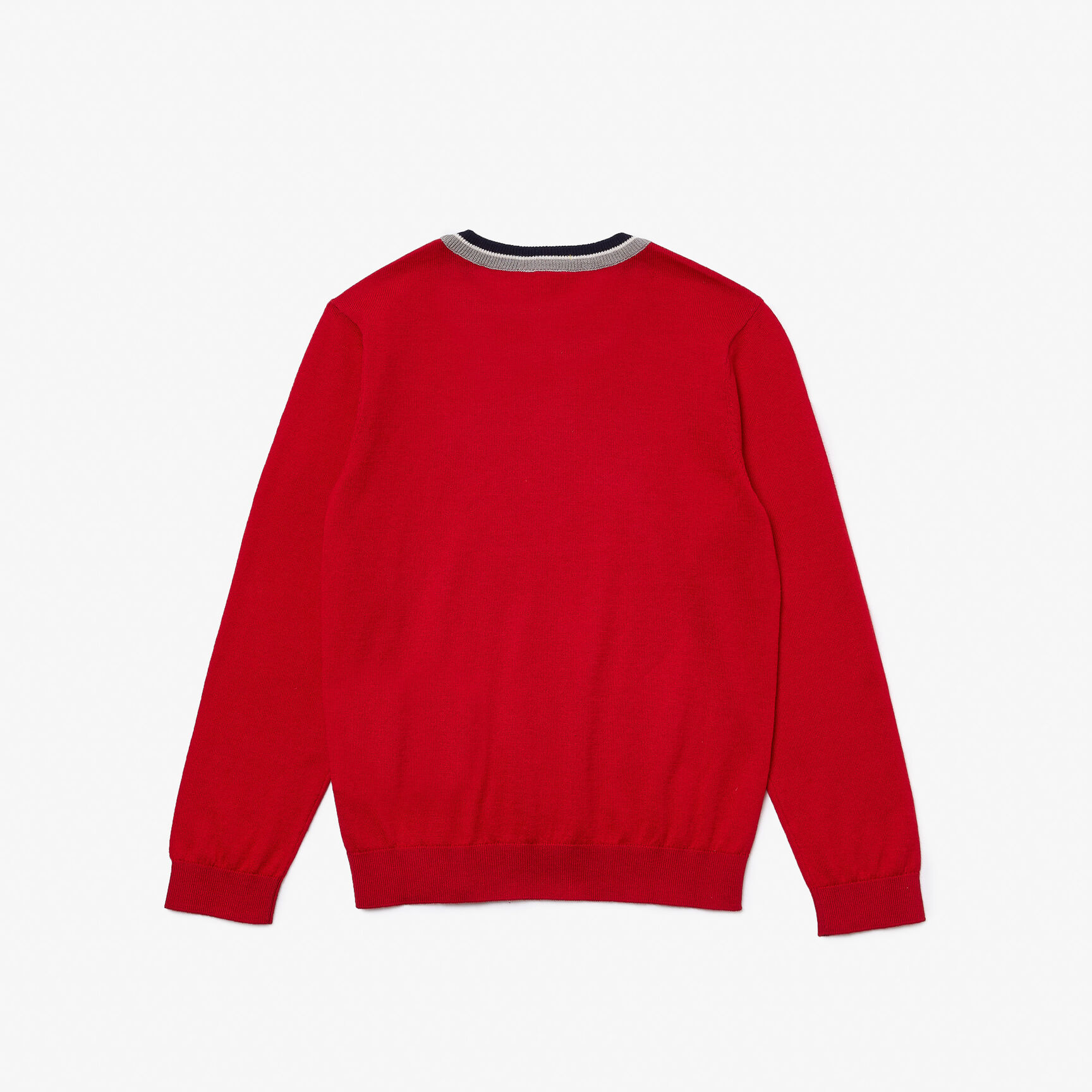 Kids' Lacoste Contrast Collar Cotton Jersey Sweater Kids' Lacoste Contrast Collar Cotton Jersey Sweater