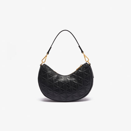 Maheki Embossed Leather Half Moon Purse Maheki Embossed Leather Half Moon Purse