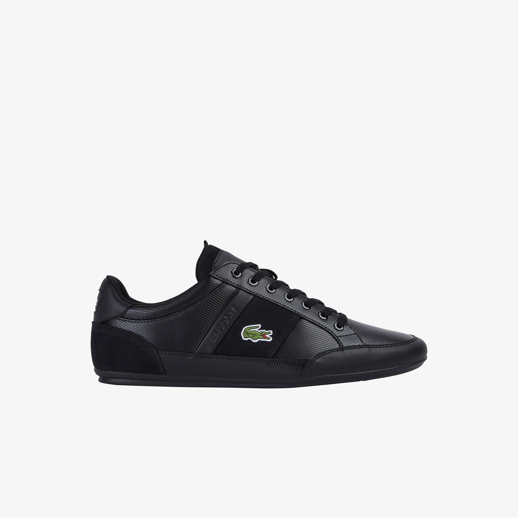 Men's Chaymon BL Leather and Synthetic Tonal Trainers lacoste men s chaymon bl leather and synthetic tonal trainers